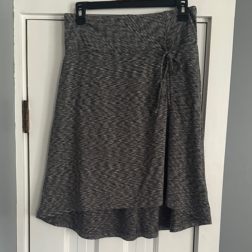 The North Face Cypress Skirt S Pache Grey Heather Space Dye Ruched Side Tie